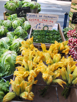 zucchini blossoms from Nice France